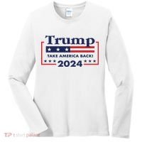 Trump 2024 Take America Back Women's Long Sleeve Shirt thumb 0