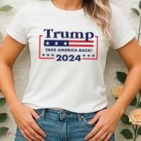 Trump 2024 Take America Back Women's T-Shirt thumb 2