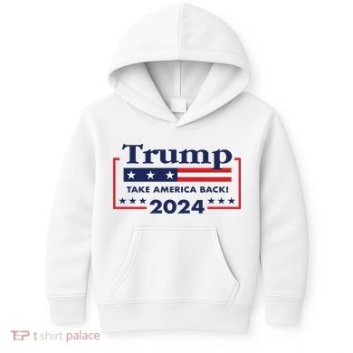 Trump 2024 Take America Back Kids Hoodie