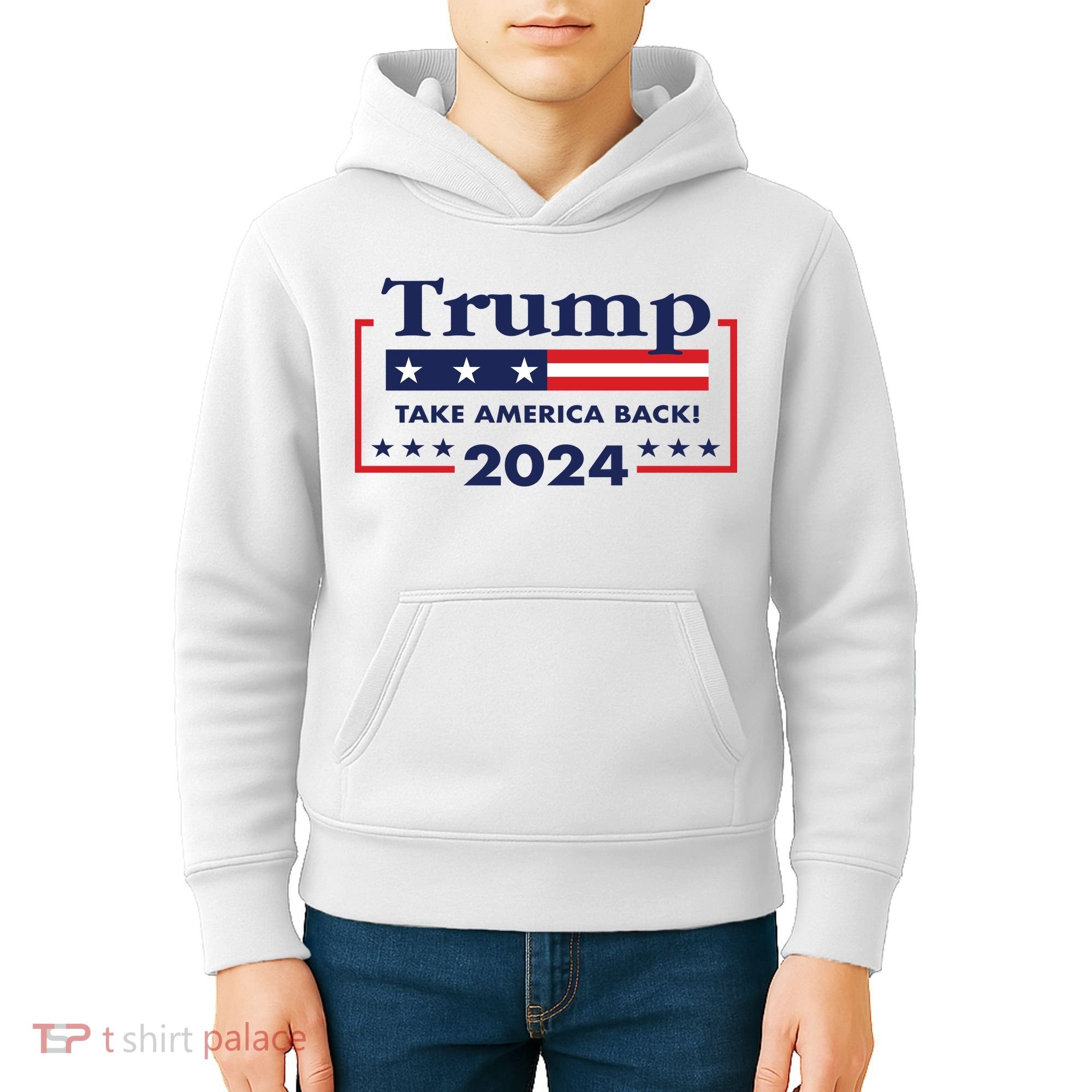 Trump 2024 Take America Back Kids Hoodie