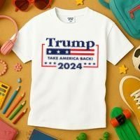 Trump 2024 Take America Back Kids T-Shirt thumb 3