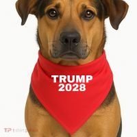 TRUMP 2028 USA-Made Doggie Bandana thumb 1