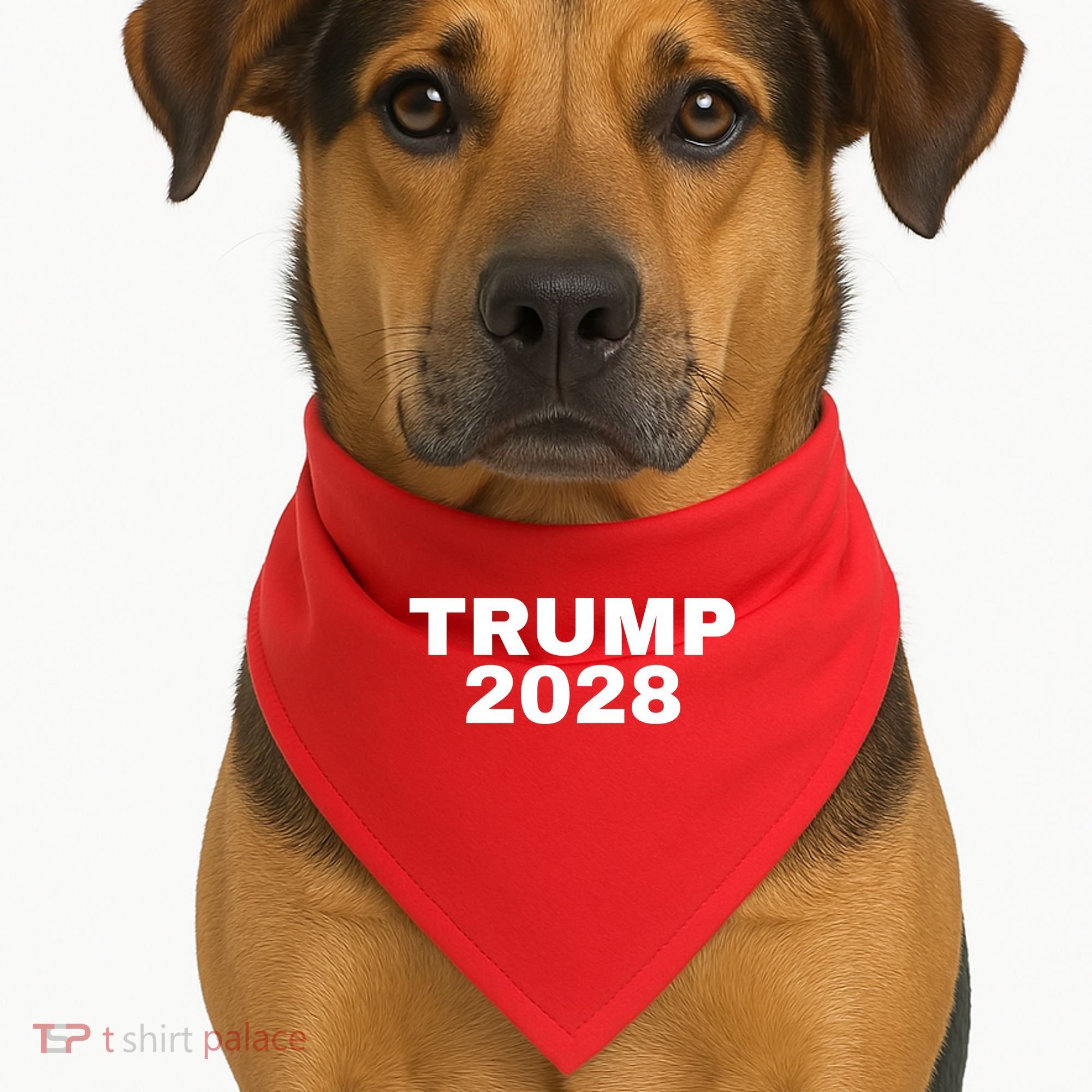 TRUMP 2028 USA-Made Doggie Bandana