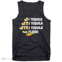 Tequila 2 Tequila 3 Tequila Floor Cinco De Mayo Tank Top thumb 0