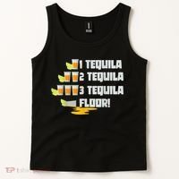 Tequila 2 Tequila 3 Tequila Floor Cinco De Mayo Tank Top thumb 2