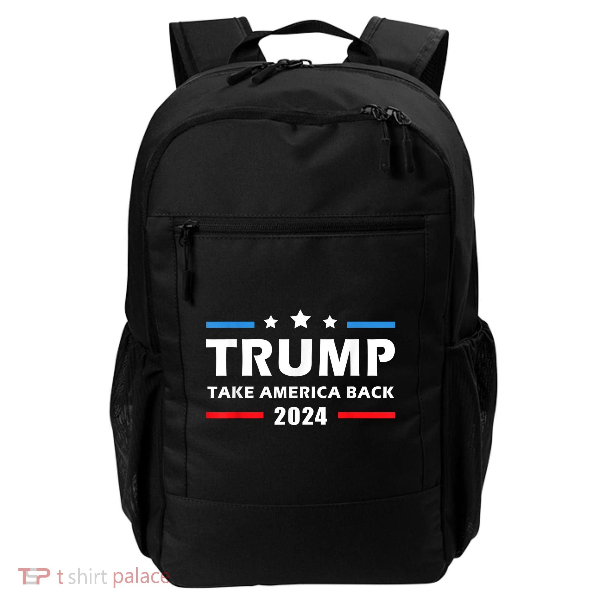 Trump 2024 Take America Back Election Patriotic Second Term Backpack