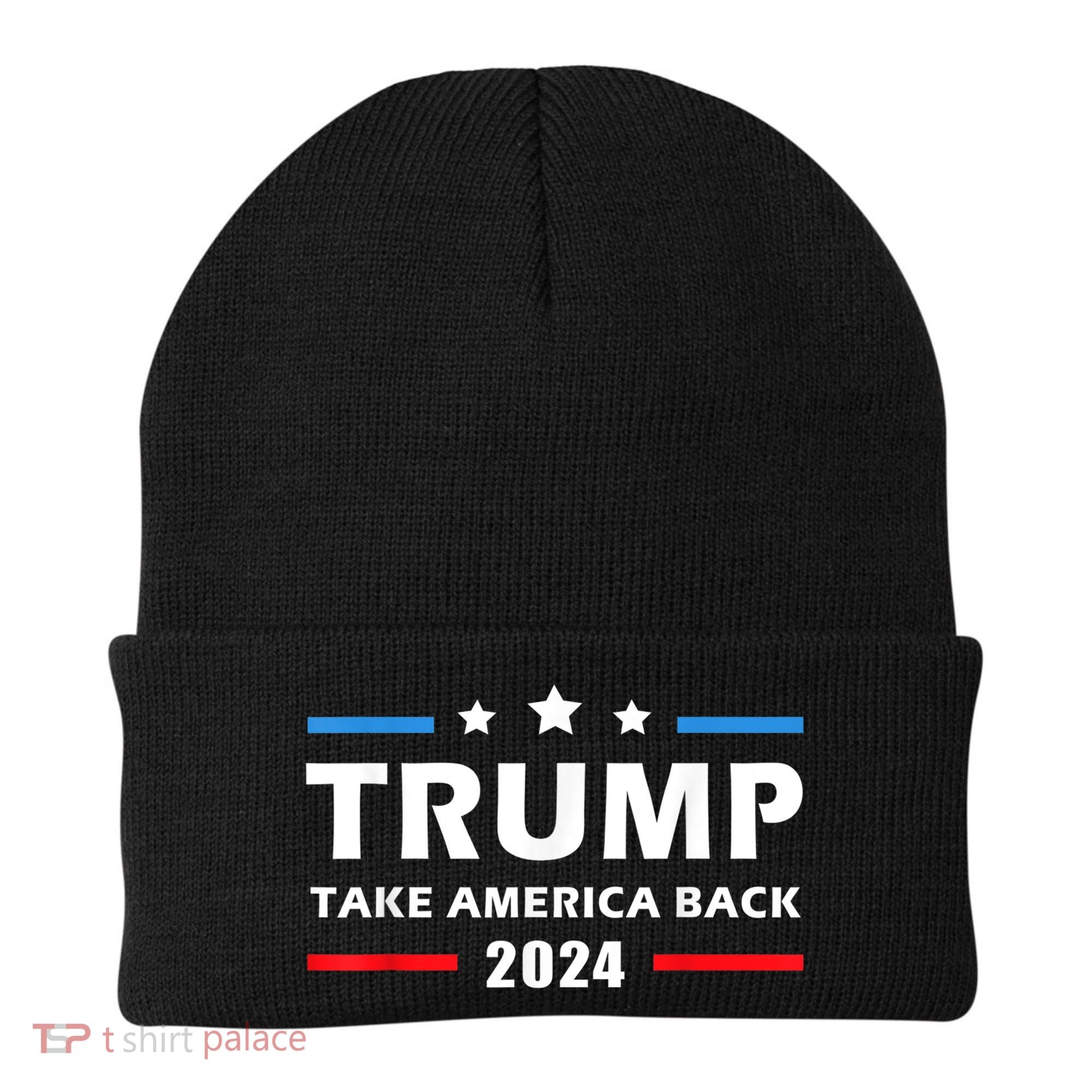 Trump 2024 Take America Back Election Patriotic Second Term Beanie