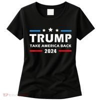 Trump 2024 Take America Back Election Patriotic Second Term Women's T-Shirt thumb 0