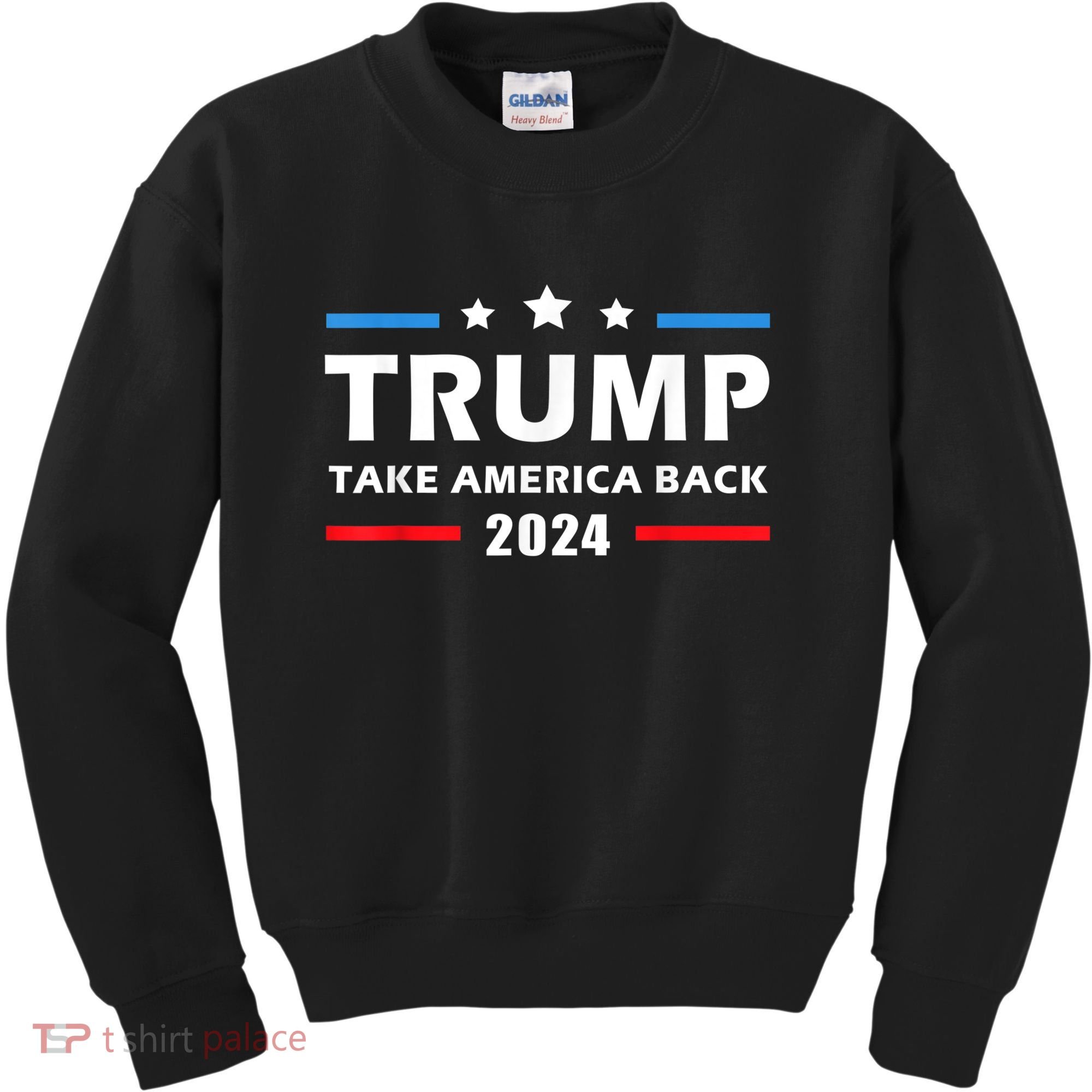 Trump 2024 Take America Back Election Patriotic Second Term Kids Sweatshirt