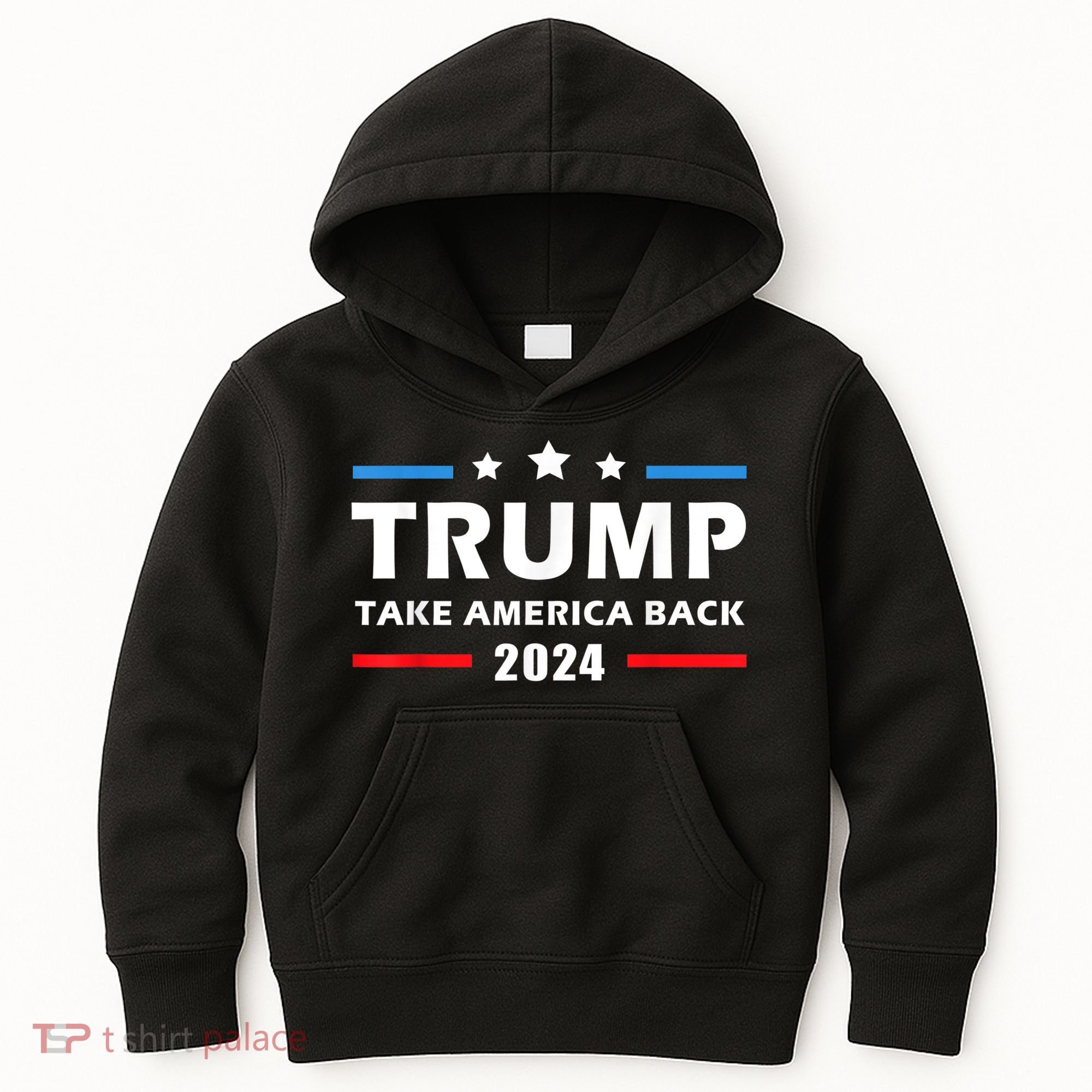 Trump 2024 Take America Back Election Patriotic Second Term Kids Hoodie