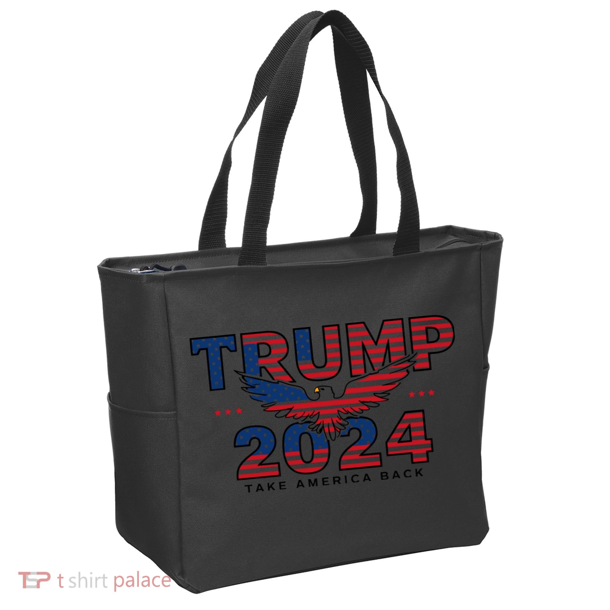 Trump 2024 Take America Back President Tote Bag