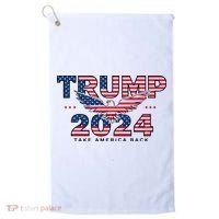 Trump 2024 Take America Back President Golf Towel thumb 0