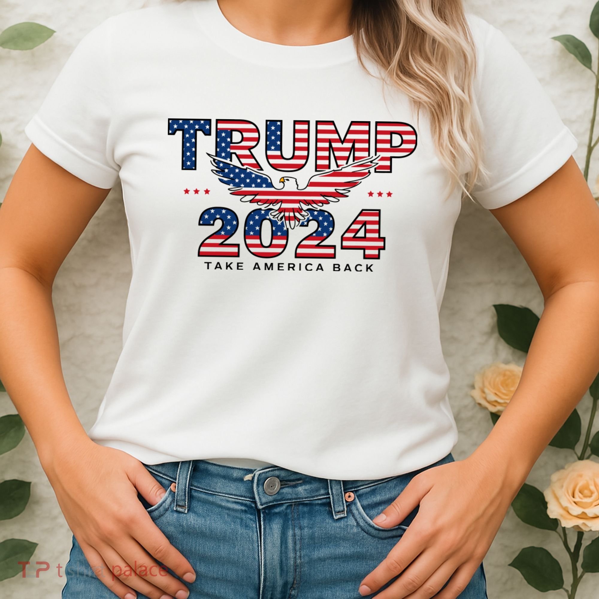 Trump 2024 Take America Back President Women's T-Shirt