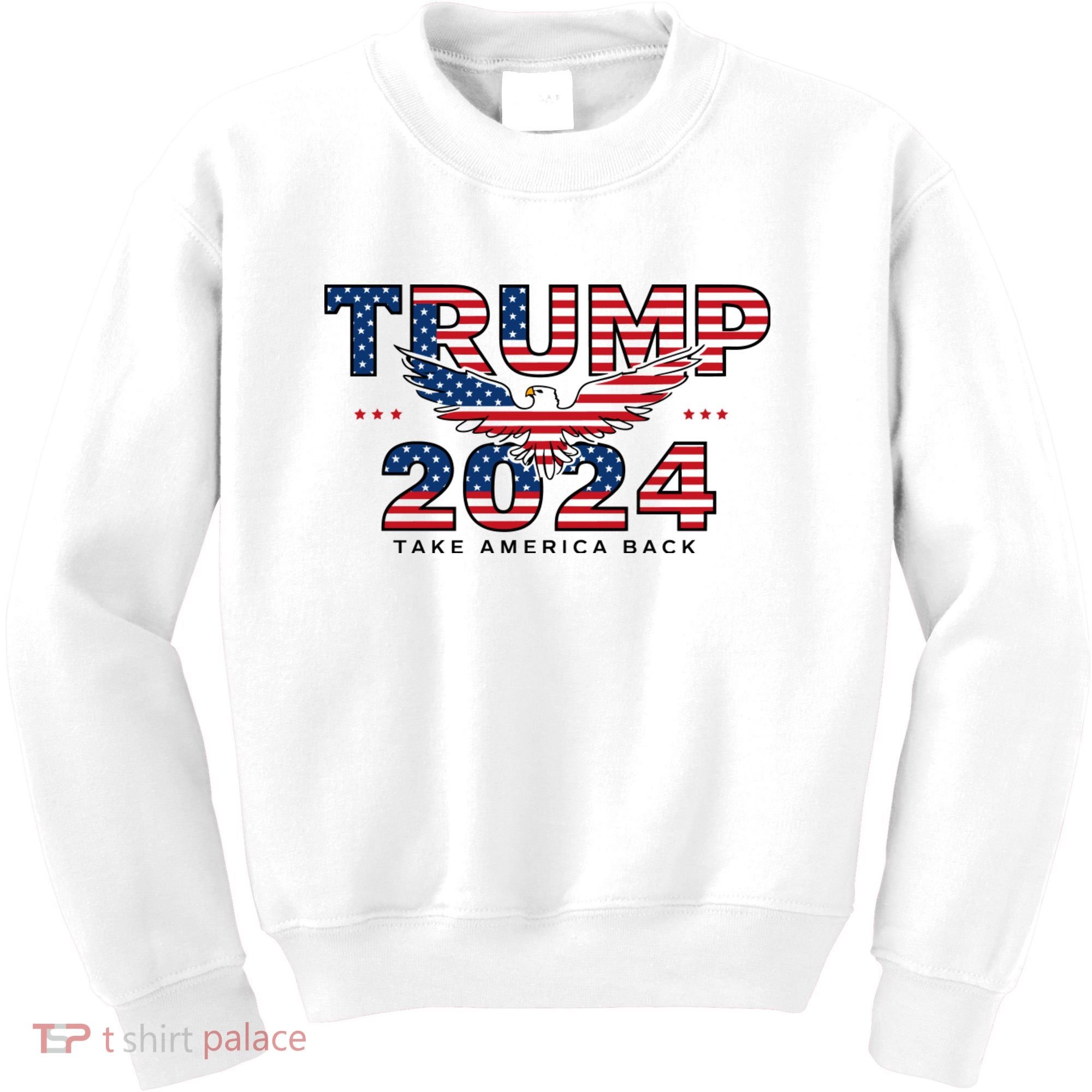 Trump 2024 Take America Back President Kids Sweatshirt