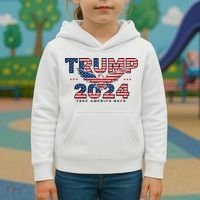 Trump 2024 Take America Back President Kids Hoodie thumb 3