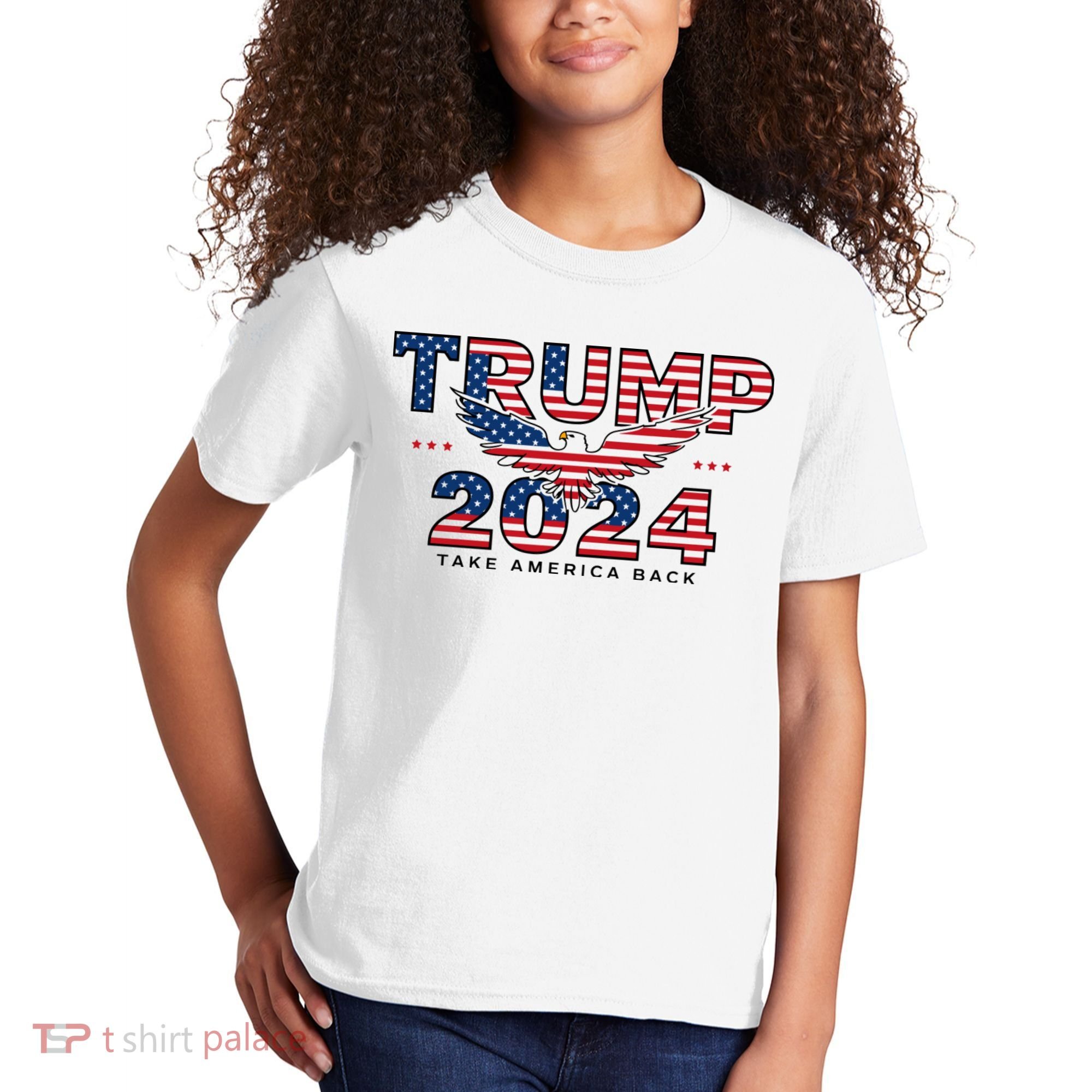 Trump 2024 Take America Back President Kids T-Shirt
