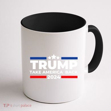 Trump 2024 Take Back America Coffee Mug back
