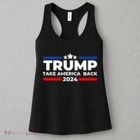 Trump 2024 Take Back America Women's Tank Top thumb 3