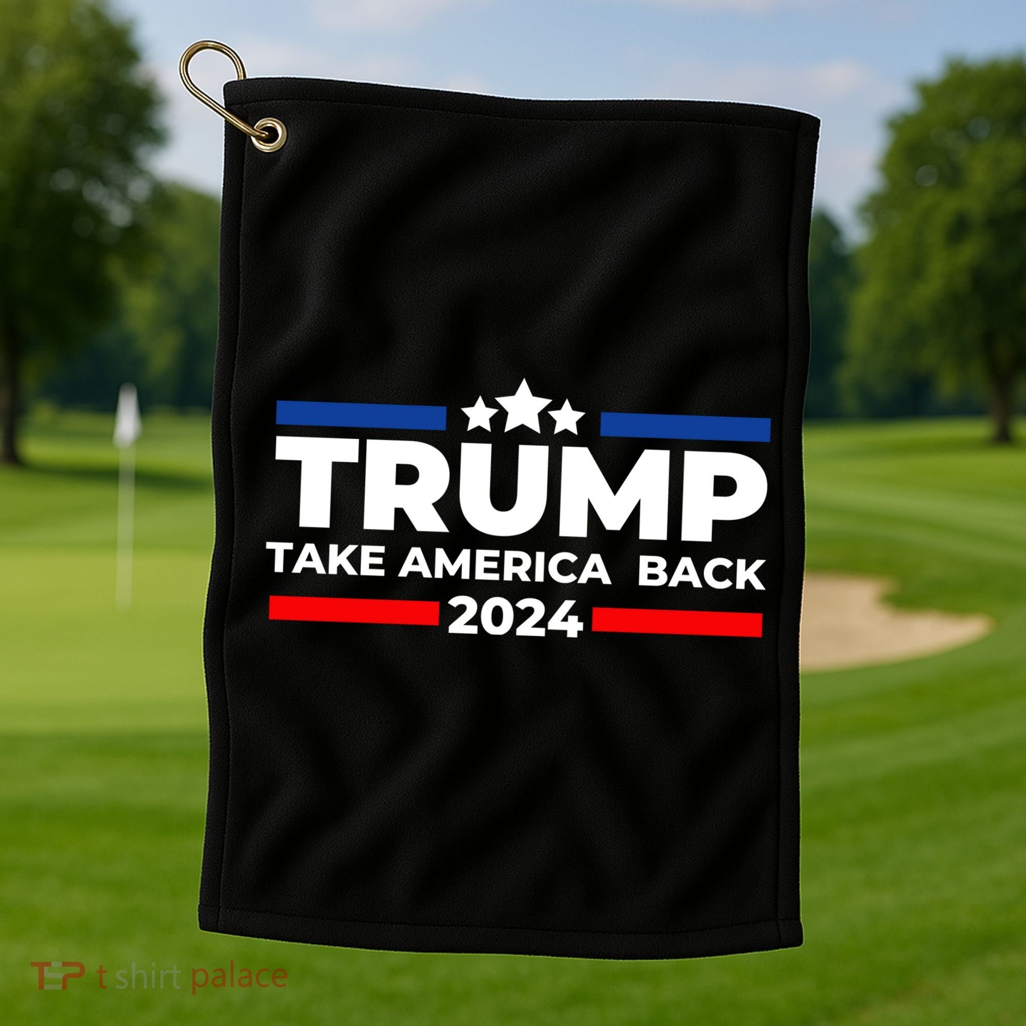 Trump 2024 Take Back America Golf Towel