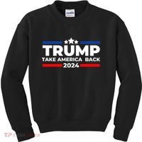 Trump 2024 Take Back America Kids Sweatshirt thumb 0