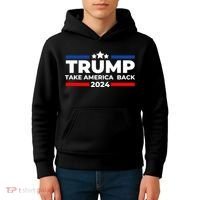Trump 2024 Take Back America Kids Hoodie thumb 4
