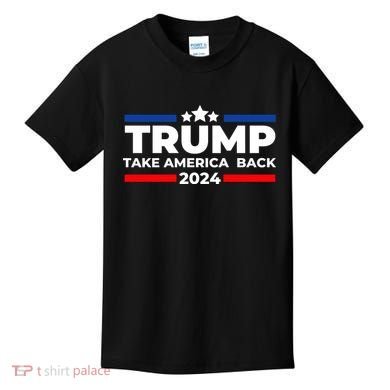 Trump 2024 Take Back America Kids T-Shirt