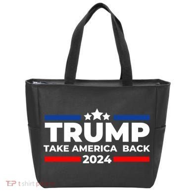 Trump 2024 Take Back America Tote Bag