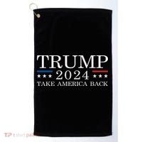 Trump 2024 Take America Back Golf Towel thumb 0