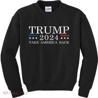 Trump 2024 Take America Back Kids Sweatshirt thumb 0