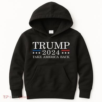 Trump 2024 Take America Back Kids Hoodie
