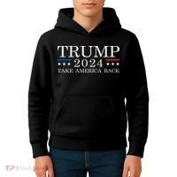 Trump 2024 Take America Back Kids Hoodie thumb 4