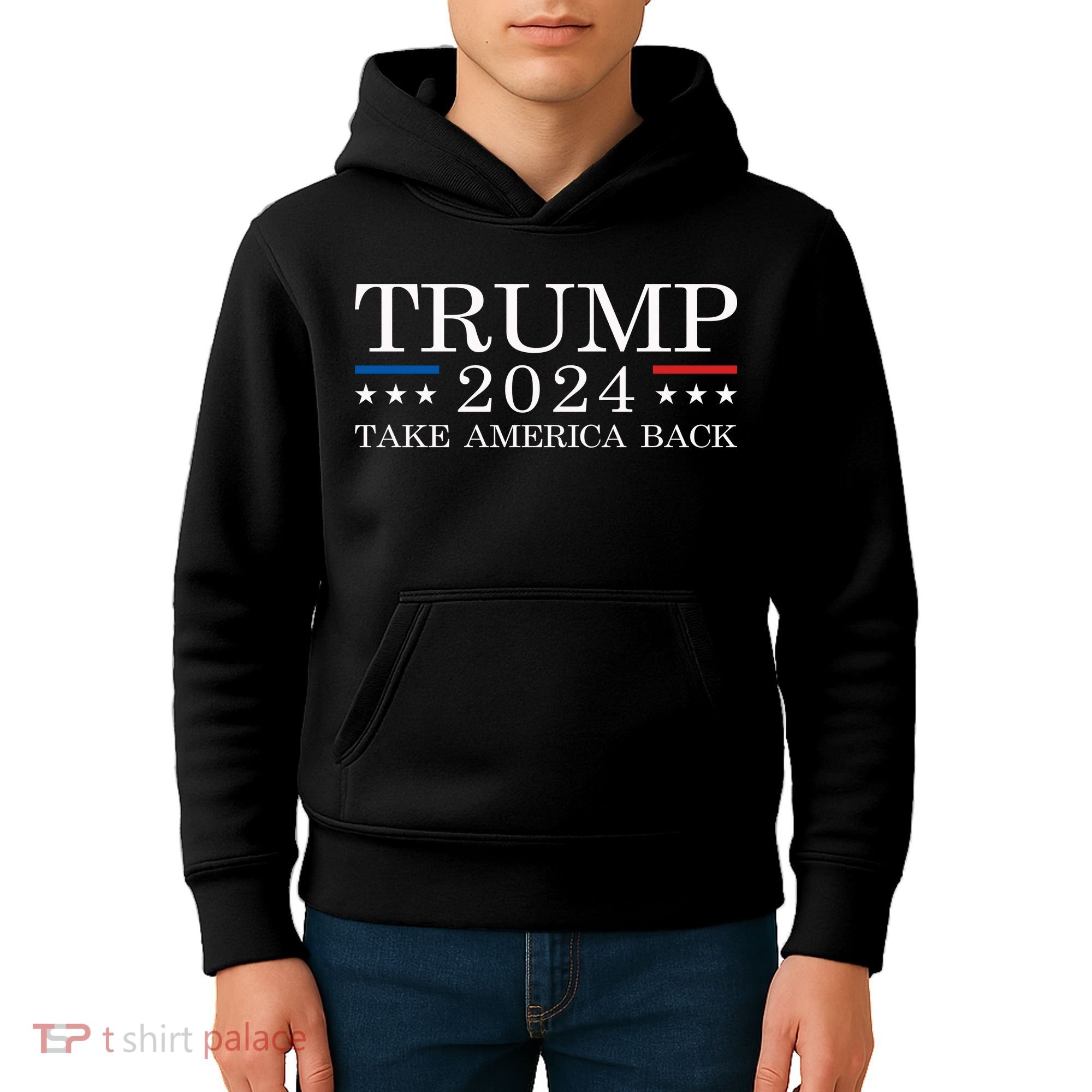 Trump 2024 Take America Back Kids Hoodie