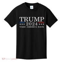 Trump 2024 Take America Back Kids T-Shirt thumb 0