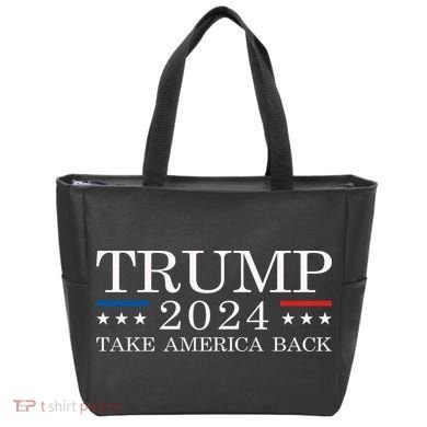 Trump 2024 Take America Back Tote Bag