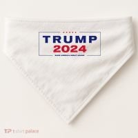 Trump 2024 Take America Back USA-Made Doggie Bandana thumb 0