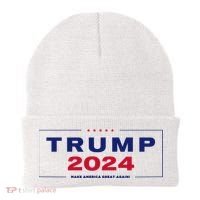 Trump 2024 Take America Back Beanie thumb 0