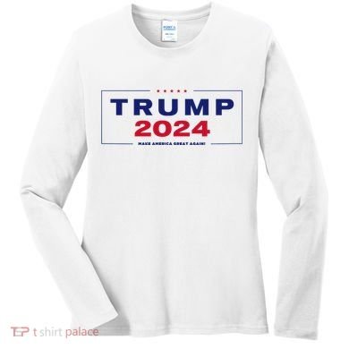 Trump 2024 Take America Back Women's Long Sleeve Shirt
