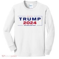 Trump 2024 Take America Back Kids Long Sleeve Shirt thumb 0