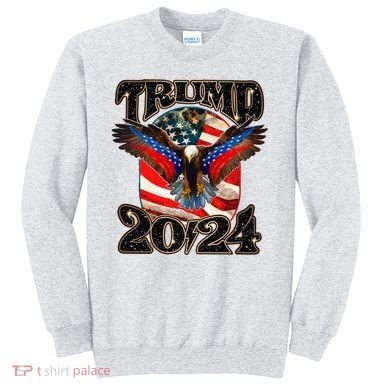 Trump 2024 Vintage American Bald Eagle Sweatshirt