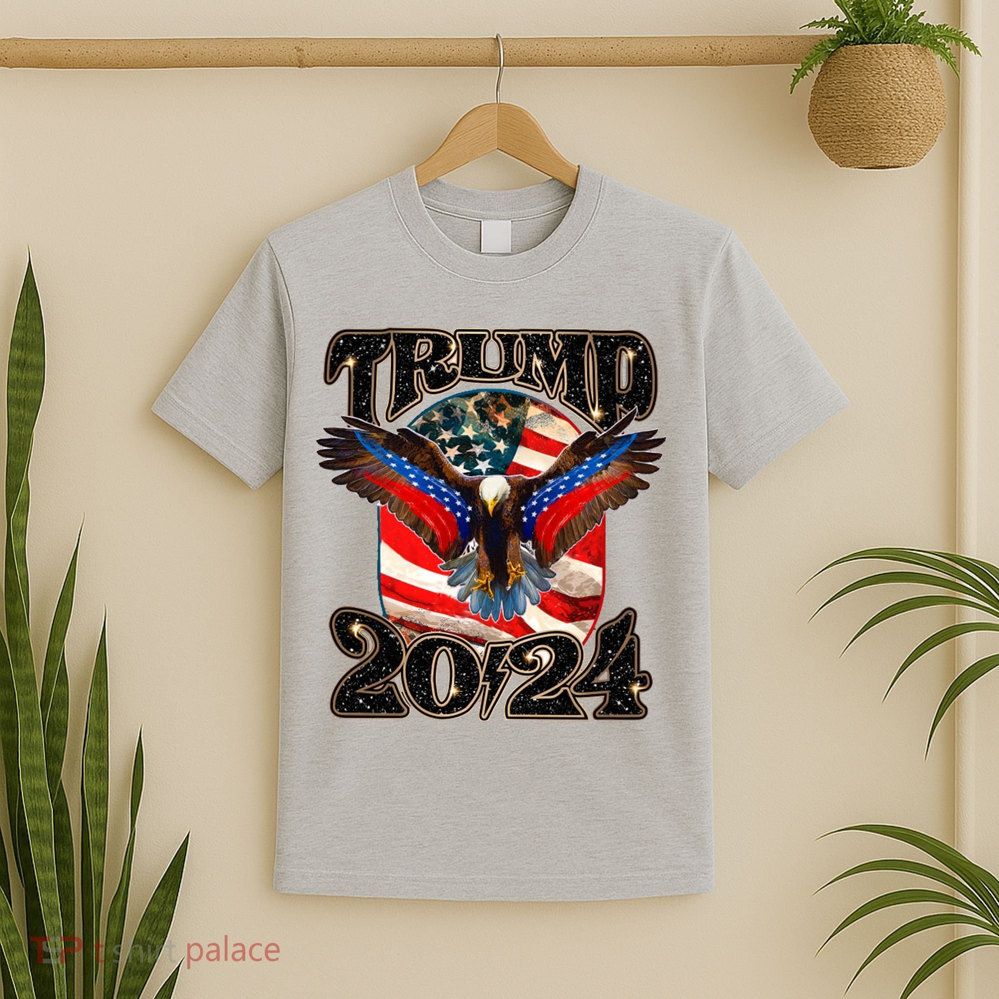 Trump 2024 Vintage American Bald Eagle T-Shirt