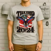 Trump 2024 Vintage American Bald Eagle T-Shirt thumb 6