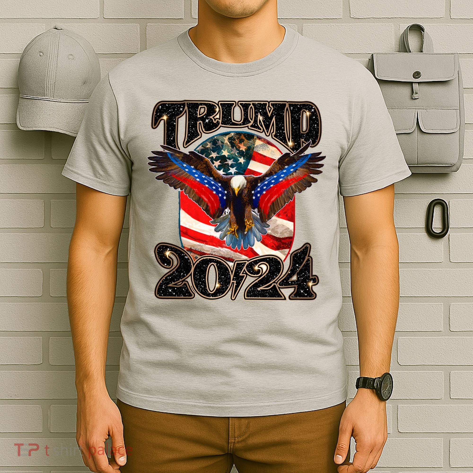Trump 2024 Vintage American Bald Eagle T-Shirt