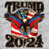 Trump 2024 Vintage American Bald Eagle T-Shirt thumb 7
