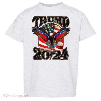 Trump 2024 Vintage American Bald Eagle Toddler T-Shirt