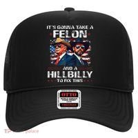 Trump 2024 Vance 2028 Funny Felon Hillbilly Fix Hat thumb 0