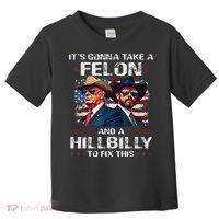 Trump 2024 Vance 2028 Funny Felon Hillbilly Fix Toddler T-Shirt thumb 0