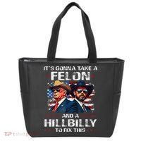 Trump 2024 Vance 2028 Funny Felon Hillbilly Fix Tote Bag thumb 0