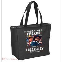 Trump 2024 Vance 2028 Funny Felon Hillbilly Fix Tote Bag thumb 2