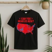 Trump 2024 Winner 312 Electoral Map Can You Hear Us Now T-Shirt thumb 2