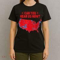 Trump 2024 Winner 312 Electoral Map Can You Hear Us Now T-Shirt thumb 4